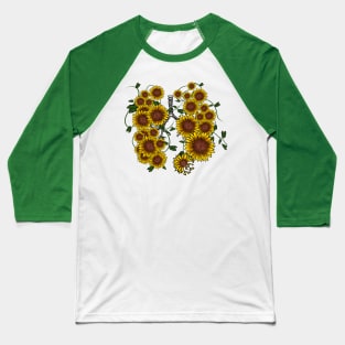 Sunflower lungs Baseball T-Shirt